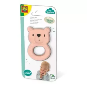 Image of SES Creative Tiny Talents Teether Bo Bear, Three Months and Above...
