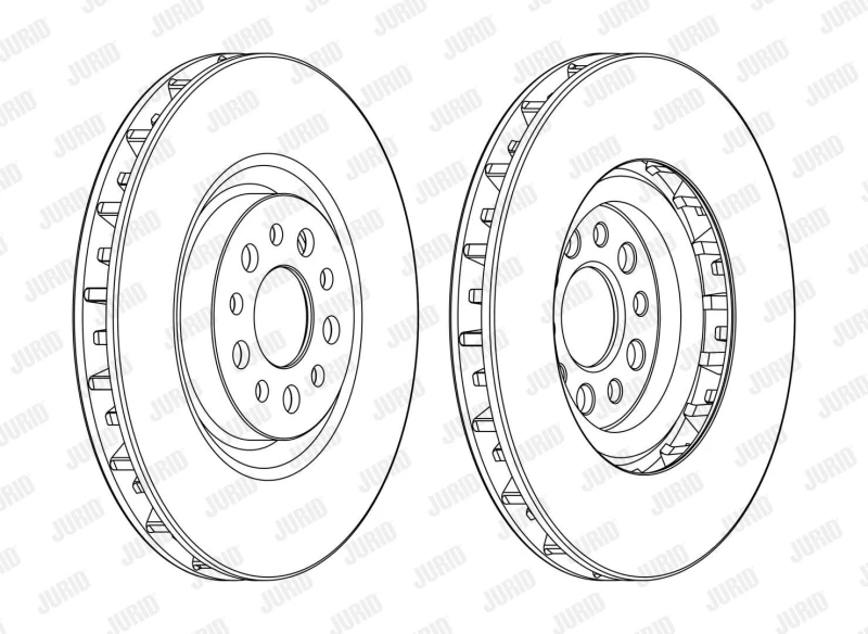 Image of Brake disc JURID 562394JC-1
