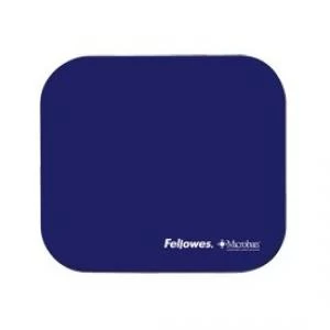 Image of Fellowes Microban Antibacterial Mouse Pad with Non Slip Base Blue