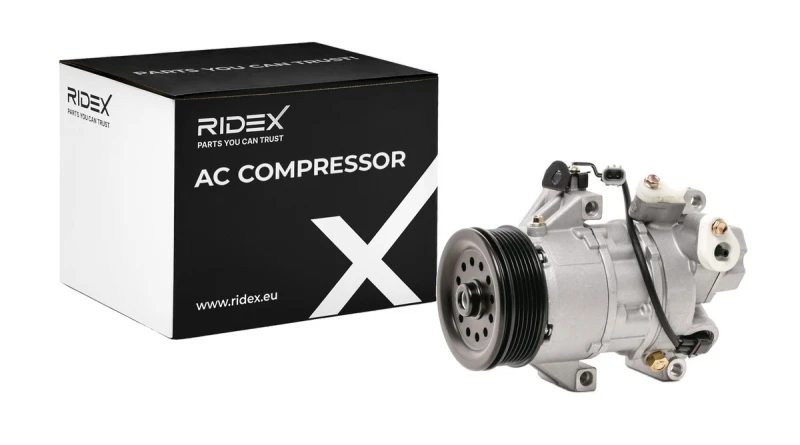 Image of Air conditioning compressor RIDEX 447K0271