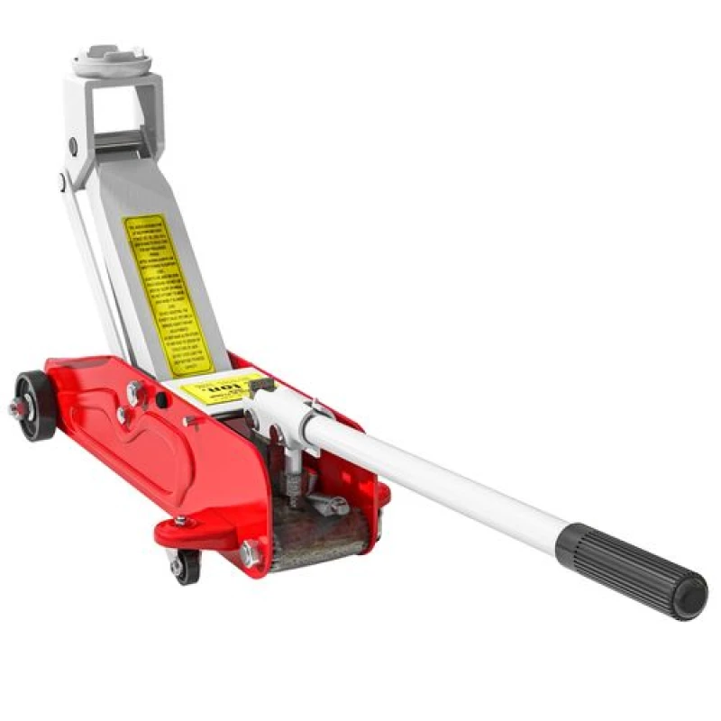 Image of HOMCOM Homcom - Hydraulic Low Profile Car Jack 2 Ton Capacity for Car Garage Tyre Repair 5056725566371