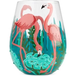 image of Fancy Flamingo Lolita Glass