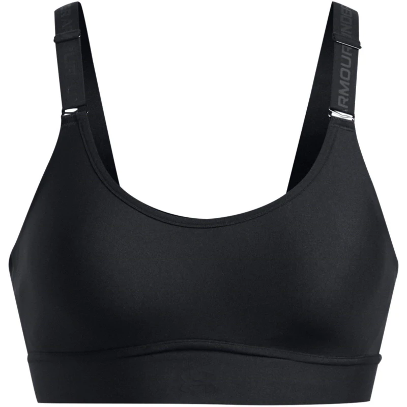 Image of Under Armour Womens Infinity Medium Impact Sports Bra Black female 8 (XS)