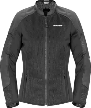 Image of Spidi Super Net Ladies Motorcycle Textile Jacket, black, Size L for Women, black, Size L for Women
