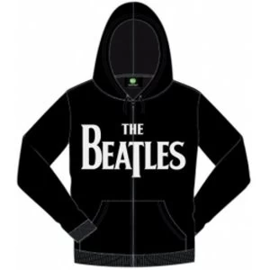 Image of The Beatles Drop T Hooded Top_Black: XXL