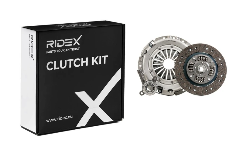 Image of RIDEX 479C0091 Clutch with central slave cylinder, three Piece Clutch Kit (479)
