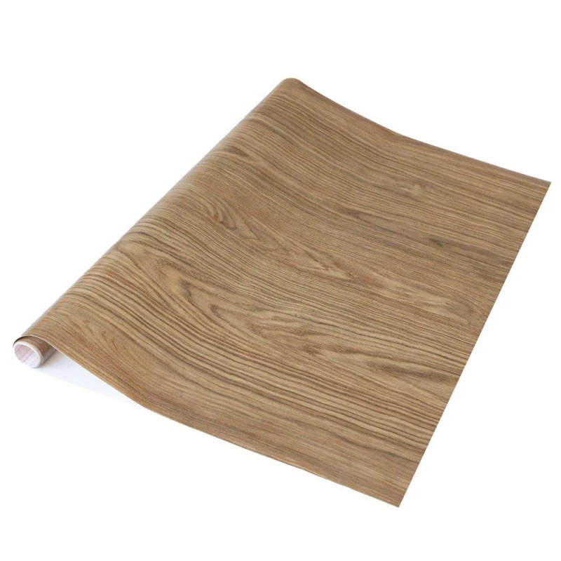 Image of D-C-Fix Woodgrain Casella Oak Brown Self Adhesive Vinyl Wrap Film For Kitchen Worktops And Furniture 5M(L) 90Cm(W)