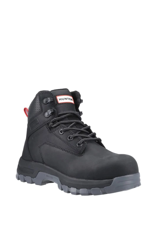 Image of Hunter Womens Gale Safety Boot in Black Size: 8 Black Female 8
