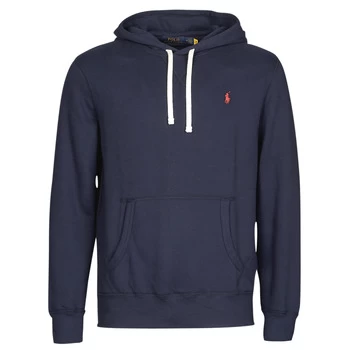 Image of Polo Ralph Lauren SWEAT A CAPUCHE MOLTONE EN COTON LOGO PONY PLAYER mens Sweatshirt in Blue - Sizes EU XXL,EU S,EU M,EU L,EU XL,EU XS