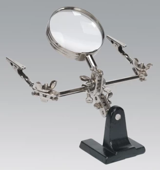 Image of Sealey SD150 Mini Robot Soldering Stand with Magnifier