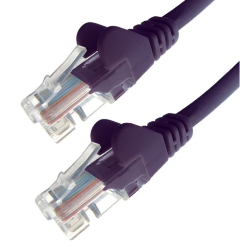 Image of Connekt Gear 1.5m RJ45 CAT6 UTP Stranded Flush Moulded LS0H Network Cable - 24AWG - Purple