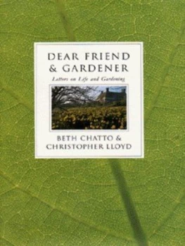 Image of Dear Friend and Gardener by Beth Chatto Hardback