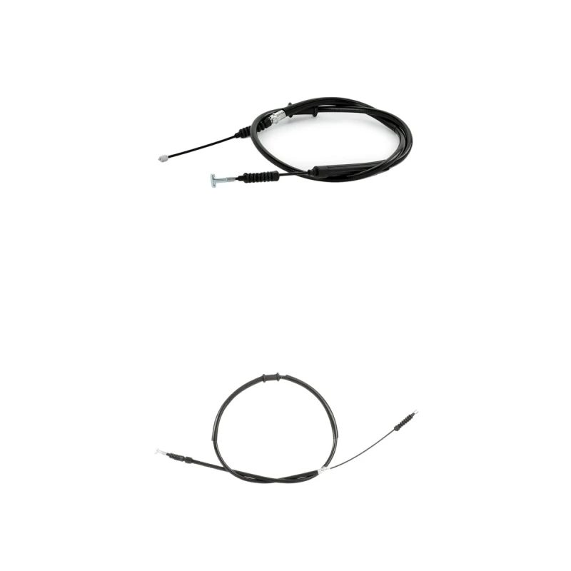 Image of RIDEX 124C1451 Brake Cable Left Rear, 1517/1172mm Cable,parking brake (124)