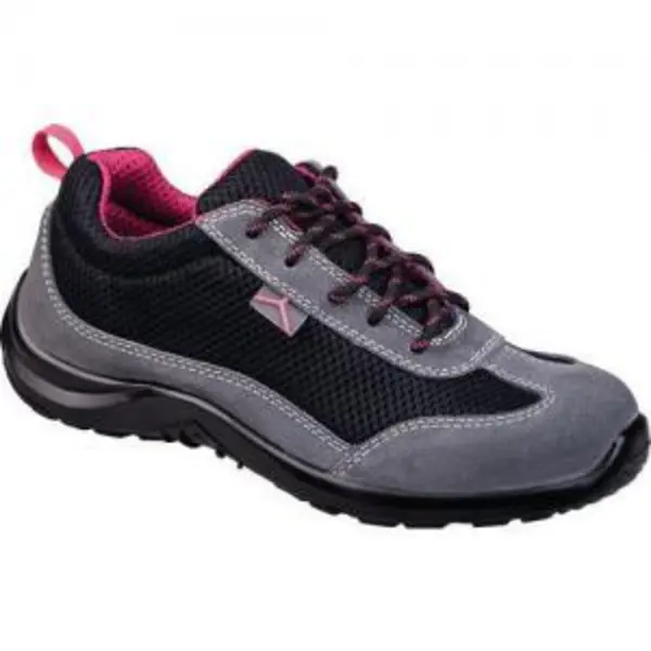 Image of Deltaplus Suede Leather Safety Trainers S1P SRC