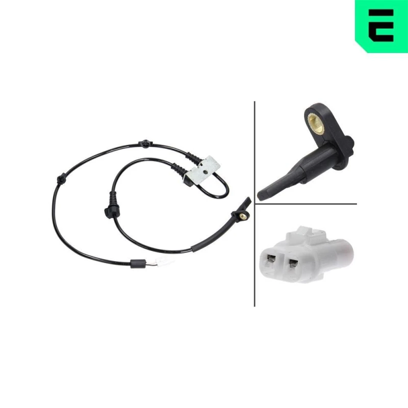 Image of OPTIMAL 06-S461 ABS Sensor Front Axle Right Sensor,wheel speed (412)