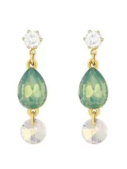 Image of Mood Gold Pacific Opal Pear Drop Stone Earrings, Yellow Gold, Women