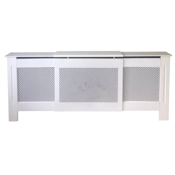 Image of Diamond White Radiator Cover - Adjustable