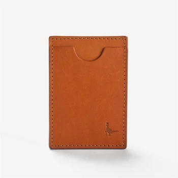 image of Jack Wills Rainham Leather Card Holder - Tan