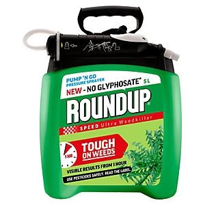 image of Roundup Speed Ultra Pump n Go Weed Killer - 5L