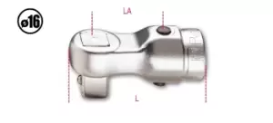 image of Beta Tools 616 Fixed Heads for Torque Bars 1/4" 006160000