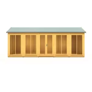 Image of Shire Mayfield 20 x 6ft Summerhouse - Garden & Outdoor