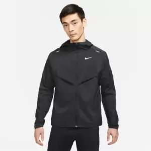 Image of Nike Run Block Jacket Mens - Black