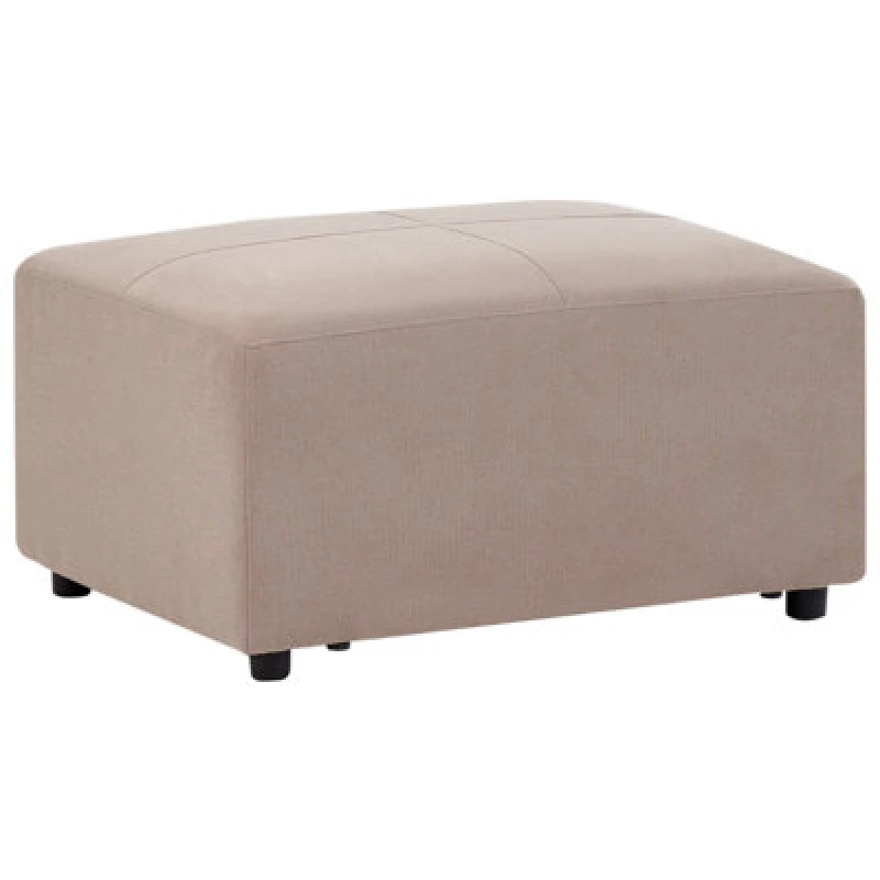 Image of Beliani Ottoman Kohlo Fabric Taupe