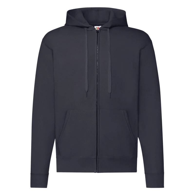 Image of Fruit of the Loom Mens Classic Hoodie in Mid Navy Size: Small Mid Navy Male S