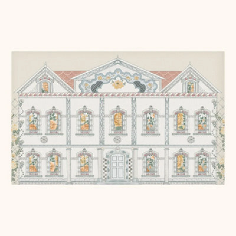 Image of Cath Kidston Doll House Pastel Fixed Size Print To Order Mural