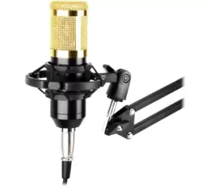 Image of KINSMAN KMICKIT Professional Condenser Microphone Kit - Gold