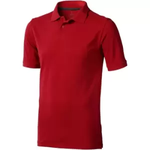 Image of Elevate Mens Calgary Short Sleeve Polo (L) (Red)