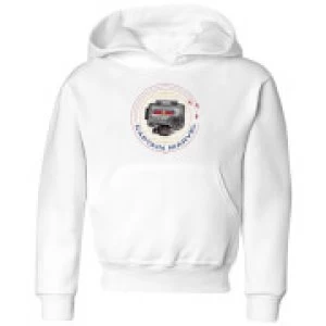 Image of Captain Marvel Pager Kids Hoodie - White - 11-12 Years