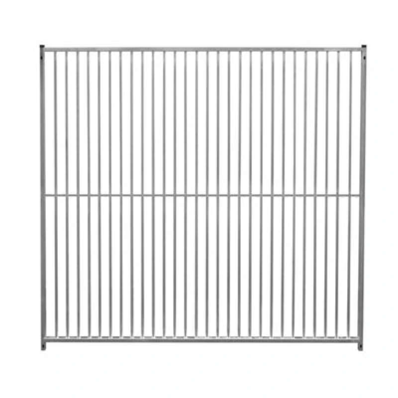 Image of Monstershop 2m Dog Run Panel - 5cm Bar Spacing Silver unisex