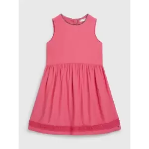 Image of Tommy Hilfiger Ceremonial Lace Tape Dress Slvls - Pink