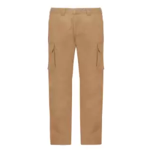 image of Kariban Adults Unisex Multi-Pocket Cargo Trousers (34R) (Camel)