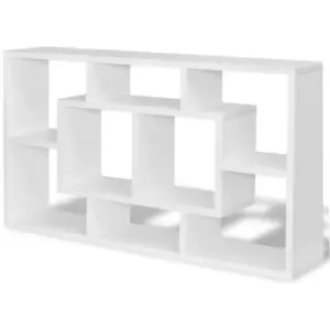 Image of Floating Book Storage Bookshelf White| M&W - White