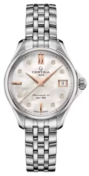 image of Certina C0322071111600 DS Action Lady Diamond Set Mother of Watch