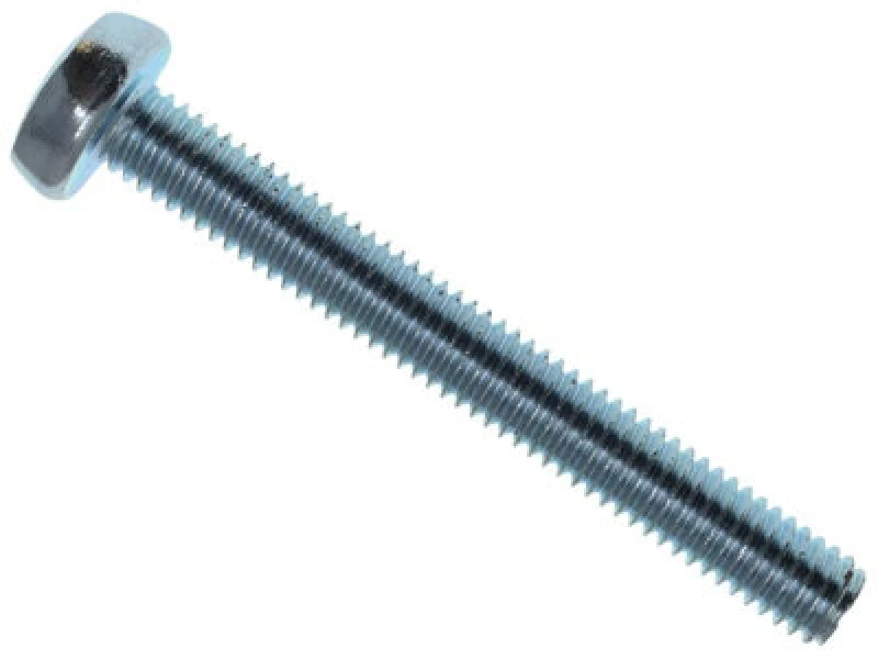 Image of Metalmate Memmspan0650 Machine Screw Pozi Compatible Pan Head Zp M6 X 50mm Box 25 Memmspan0650