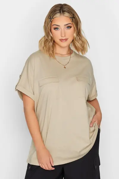 Image of Yours Pocket T-Shirt Brown