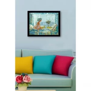 Image of SC0391 Multicolor Decorative Framed MDF Painting