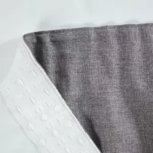 Image of Eclipse Blackout Pencil Pleat Curtains Pewster Grey 90x54 Fully Lined Ready Made Curtain Pair - Grey - Sundour