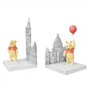 image of Disney Christopher Robin Resin Winnie the Pooh Bookends