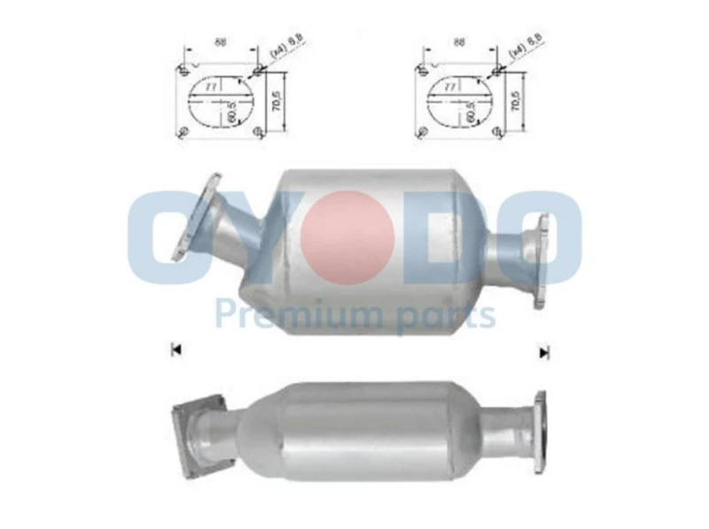 Image of Oyodo 20N0030-OYO Particulate Filter Soot-/ Particle Filter,exhaust system (1256)