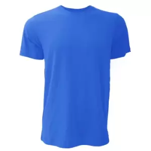 Image of Canvas Unisex Jersey Crew Neck T-Shirt / Mens Short Sleeve T-Shirt (2XL) (True Royal)
