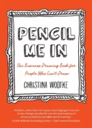 Image of pencil me in the business drawing book for people who cant draw