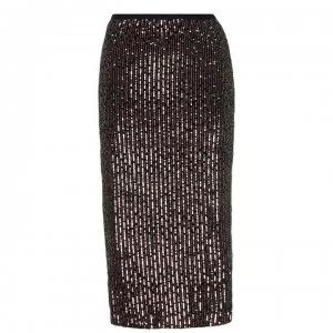 image of Vero Moda Callie Sequin Skirt - Black