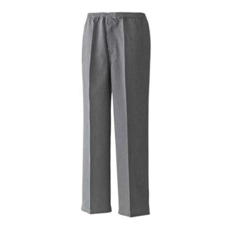 Image of Premier Premier Checked Chef Trousers in Black Size: X-Small Black XS Unisex 5063470679676