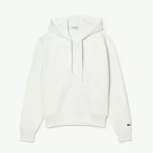 Image of Lacoste Lacoste Essential Zip Hoodie - White