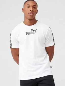 Puma Amplified T-Shirt - White, Size L, Men