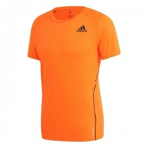 Image of adidas AdiRun T Shirt Mens - Signal Orange